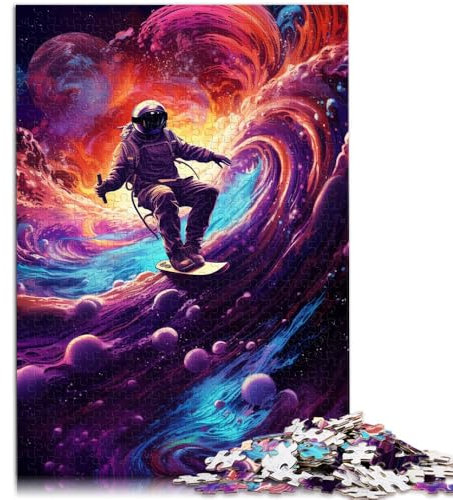 Jigsaw Puzzles 1000 Piece for Adults astronaut Jigsaw for Gifts Brain intelligence challenge addictive toys 10.27 in x 14.96 in for teenager 14+