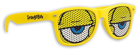 Blueprint Cologne SpongeBob Schwammkopf Sonnenbrille GELB Fanbrille UV 400 verschiedene Modelle und Größen (Tired)
