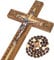 Hand Carved Crucifix Wall Cross for Home Decor - Wooden Catholic Wall Crucifix - 12 Inch