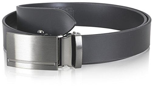 LINDENMANN Gürtel Herren Ledergürtel Herren Gürtel Herren, Rindleder-Gürtel mit Automatik-Koppelschließe, schwarz, Größe/Size:105, Farbe/Color:schwarz
