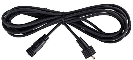 MiniSun | 3m Black Extension Cable for 40mm Decking Lights | Decking & Patio Lighting, Home Décor & Improvement Essential