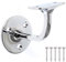 Chrome Handrail Bracket 63mm Wall Mounted Bannister Support