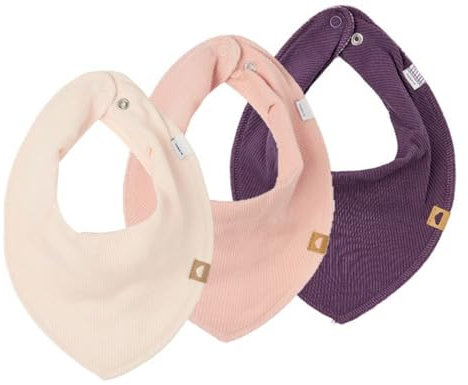 NAME IT 3er Set Baby Dreieckstuch Halstuch Lätzchen 3 Stück (Set Rasmine)