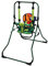 2in1 Skyline Kinderschaukel Babyschaukel Babywippe Zimmerschaukel Gartenschaukel Indoor Outdoor Baby Schaukel Hochstuhl in einem Sicherheitsgurt mit Bügel zusammenklappbar Drinnen Draußen (Tukan)