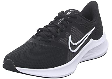 Nike Herren Downshifter 11 Sneaker, Black/White-Dk Smoke Grey, 47.5 EU
