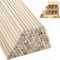 200PCS - 30CM Baguette Bois Rond, 6 mm Batonnet en Bois Rond Tige, Baton de Bois Loisir Creatif, Naturel Pour Baton Ruban Mariage, DIY, Bricolage & Travail du Bois