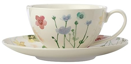 Maxwell & Williams II0071 Tasse mit Untertasse 400ml WILDWOOD Porzellan