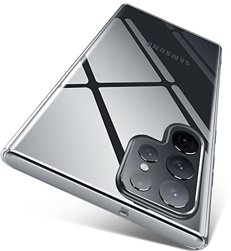 X-level für Samsung Galaxy S22 Ultra Hülle, [Guardian Serie] Soft Flex TPU Case Ultradünn Handyhülle Silikon Bumper Cover Tasche Schutzhülle für Samsung Galaxy S22 Ultra 5G - Transparent