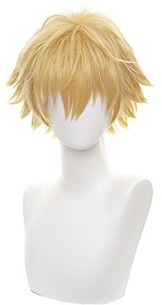 Anime Cosplay Wig for Chainsaw Man Cosplay Wig + Free Wig Cap (Denji)