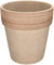 KOTARBAU® Ton-Blumentopf Übertopf Keramik ⌀ 23 cm Terrakotta Frostbeständig Geriffelter Rand Coffee