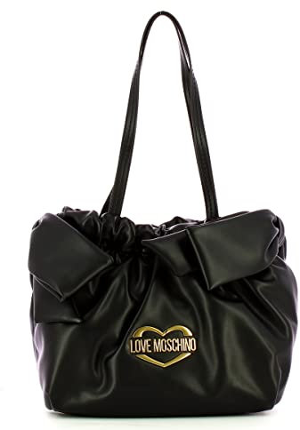 Love Moschino JC4213PP0GKH0, Borsa a Spalla, Donna, Nero, Taglia unica