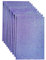 Jtnohx Glitzer Filz, 10pcs Glitzerstoff für Handwerk, 20 x 30 cm Filz zum Basteln Glitzer, Filzstoff Quadrat für Party Projekt Urlaub Festival(Lila)
