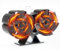Ventilador de Estufa, Ventilador Chimenea Leña Silencioso de 12 Aspas, Ventilador de Chimenea de Doble Cabezal, para Estufa de Leña/Quemador de Leña/Cocina/Chimenea, Negro