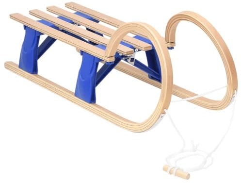 vidaXL Klappschlitten 110 cm Sperrholz