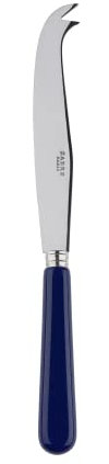 SABRE PARIS - Käsemesser 24 cm - Pop - Für alle Käsesorten - Edelstahl & Acryl - Spülmaschinenfest - Marineblau