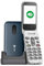 Doro 2820 4G Klapphandy für Senioren, entsperrt - Große sprechende Tasten - Kamera - Bluetooth - Notruftaste - Einfaches Mobiltelefon ohne Internet (Blau/Weiß)