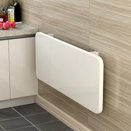 Klapptisch Wäscheklapptisch, Klapptisch, an der Wand montierter Klapptisch, klappbarer Küchentisch, Waschküchen-Klappstation, Wäschetisch klappbar mit Halterung, Wandregal, Computertische, Arbeitsstat