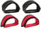 4 Stück Pedalriemen Fahrrad, Pedal-Zehenriemen für Fahrräder, Band für Fixed Gear Bike, Zehenclips Riemen, Anti-Rutsch Pedal Zeh Clip Riemen Passt Die Velo/Mountainbike/VTC/BMX/Fahrrad