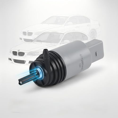 Pompe à Lave-Glace 67126934159 pour E92 E91 E90 E88 E87 E82 E81 E66 E65 E64 E63 E61 E60 Haute Durabilité Facile à Installer