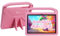 CWOWDEFU 10 Zoll Kinder Tablet,Android 14 Tablet für Kinder mit Family Link Kindersicherung, 8GB+128GB bis zu 1TB,WiFi 6,GMS,Lerntabletts für Kleinkinder,stoßfestes Eva Gehäuse Face ID(Pink)