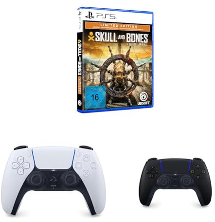 Skull and Bones Limited Edition - exklusiv bei Amazon - [PlayStation 5] + DualSense Wireless-Controller [PlayStation 5 ] + DualSense Wireless-Controller - Midnight Black [PlayStation 5]