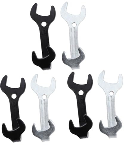 Amosfun 3 Set Di Ganci in Ferro Retrò Appendiabiti Portasciugamani Robusti Ganci Da Parete in Stile Industriale Facili Da Installare Decorazione Da Parete Vintage 2 Pezzi*3