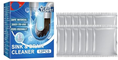 KLYso Comprimés Déboucheurs: Débouchent Les Canalisations De Cuisine Et De Toilettes, Éliminent Les Odeurs Et sont sans Danger for Tous Types De Canalisations.(2PCS)