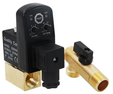 Secador de compresor de aire electrónico automático con temporizador Ablas tanque de almacenamiento de aire Válvula de drenaje electrónica OPT-A/B 220 V(2)