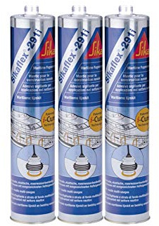 Sikaflex-291i Marinedichtstoff 300ml schwarz 3er Set