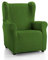 Martina Home Emilia Tasche Sillón Orejero, Stoff, Grün, 33 x 8 x 42 cm