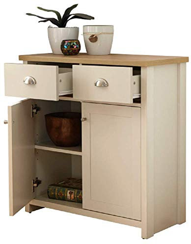 GFW Lancaster Compact Sideboard Cream