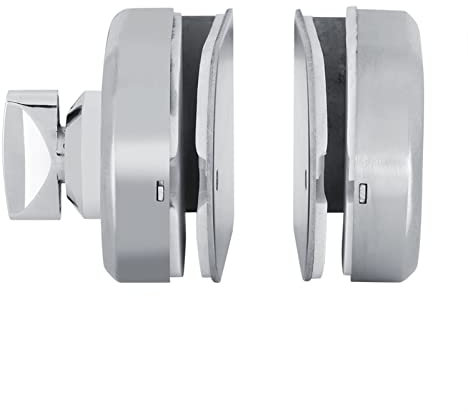 Glass Door Lock, Glass Duty Cabinet and Door Lock with Stainless Steel Body, Sliding Glass Door for Home and Bathroom
