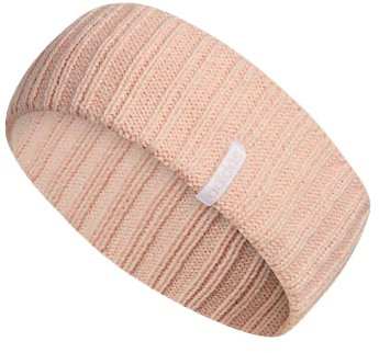 adidas Women's Linear Knit Headband, Vapour Pink/White, One Size