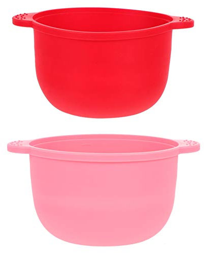 Lurrose 2pcs Silicone Waxing Bowl Wax Warmer Replacement Folding Silicone Wax Pot Hair Remover Machine for Hair Remover Machine Home Waxing