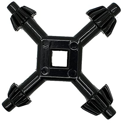 OriGlam Chiave universale per mandrino a 4 vie, chiave per mandrino trapano 4 in 1, chiave per mandrino multifunzione per trapano elettrico, chiave per mandrino elettrico