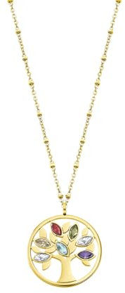 LOTUS STYLE Collar LS2192-1/2 Rainbow Acero inoxidable 316l Arbol vida 500.00 mm Mujer