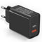 BL USB C Ladegerät 20W, 2 Ports USB-C USB-A Netzteil PD 3.0 QC 3.0 Schnellladegerät Power Adapter Ladestecker für iPhone 15/15 Pro/15 Pro Max 14 13 12 11, Samsung S23 S22 S21,HUAWEI, iPad Air/Mini/Pro