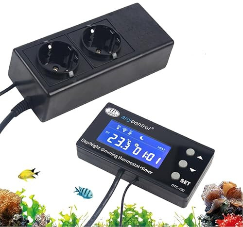 Thermostat Chauffage Terrarium numérique Régulateur de température LCD Reptiles numérique Aquarium PID Thermo Control Thermostat pour aquarium reptile Terrarium