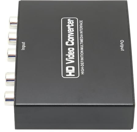 Yosoo Health Gear YPbPr-Komponenten-zu-HDMI-Konverter-Adapter mit R-L-Audio und 5-RGB-Unterstützung, Konvertiert 1080P-Videoverbindung für Optimierte HDTV-, und