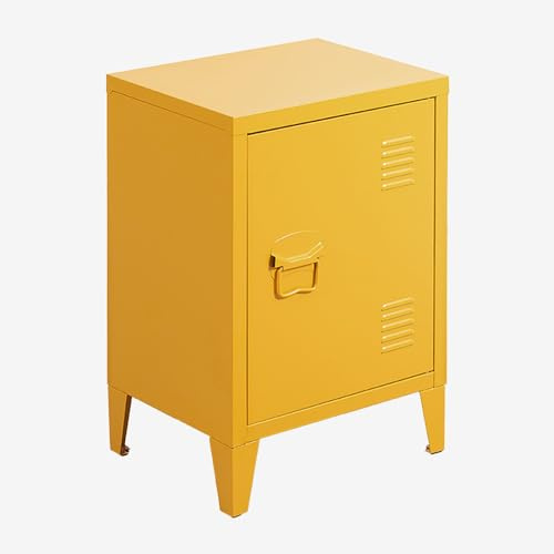 SKLUM Pohpli Steel Locker Beistelltisch Gelb Albero