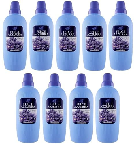 9x Felce Azzurra - Ammorbidente Lavanda e Iris, Profumo Inconfondibile, Capi Morbidi - 30 Lavaggi - 2Lt