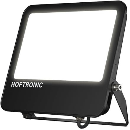 HOFTRONIC™ - Luxor V2 - LED Strahler 160lm/W - Super Hell 150 Watt 24000 Lumen - IP65 Wasserdicht - 4000K Neutralweiß - UGR <15 Blendfrei - LED Außenstrahler Scheinwerfer