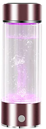 Wasserstoff-Wasser-Generator-Ionisator Hersteller Von Alkalischen Wasserflaschen Für Wasserstoff Tragbar PEM-Technologie Machen Sie Den Wasserstoffgehalt Auf 800-1200 PPB Aufladbar 450ml (Color : Pin