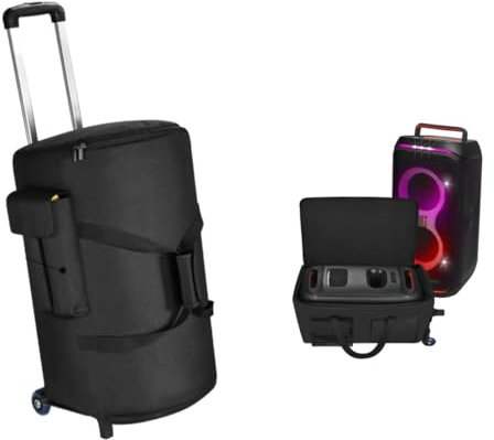 Party-Lautsprecherabdeckung für Sony SRS XV500, für Sony SRS XP500 Trolley-Rolltasche für JBL PartyBox 110/JBL PartyBox Club 120, großes Fassungsvermögen, Parties Raves, Street Performance