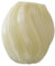 LOVIVER Jarrones ovalados para Flores, florero en Espiral, Mesa Centro de Mesa, Adornos de Cristal para Dormitorio, Comedor, florero, Maceta de Plantas de, Amarillo Claro