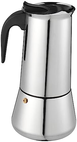Mikinona Cafetera Italiana De Oficina Cafetera Expreso De Acero Inoxidable Portátil Para Uso Casa Suministros De Cocina