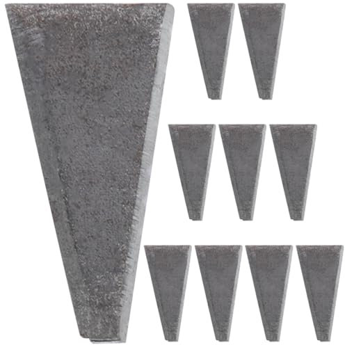 Gadpiparty 10pcs Triangle Wedge Wedges for Handle Blacksmith Hammer Wedge Repair Tool Wedge for Home Handle Fixing Accessory Conical Handle Wedges Axes Fixing Wedge High-Carbon Steel