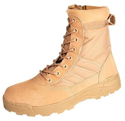 Generico Imbottitura Stivali in Gomma Uomo Boots 40 Scarpe Sportive alla estive Nuove Scarpe da Nuoto Scarpe da guado Scarpe comode Traspiranti Leggere Antiscivolo Stivali in Gomma da (Khaki, 44)