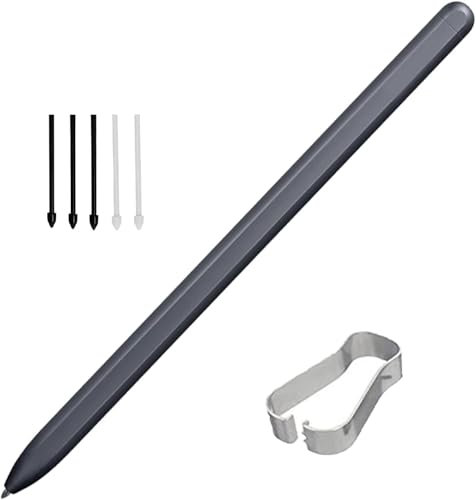 Galaxy Book 2 360 s pen pour Samsung Galaxy Book Pro 360, Galaxy Book 2 360, Galaxy Book 3 Pro 360 Stylet sans Bluetooth + embouts / stylet (Mystic Black)