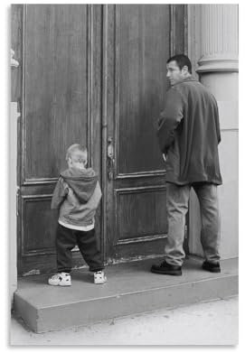 enttgo Badezimmer-Dekoration, lustige Dekoration, schwarz-weiß, humorvoll, Big Daddy WC-Poster, Wandkunst, Leinwanddrucke, Zuhause, Schlafsaal, Schlafzimmer, Büro, Badezimmer, Dekoration